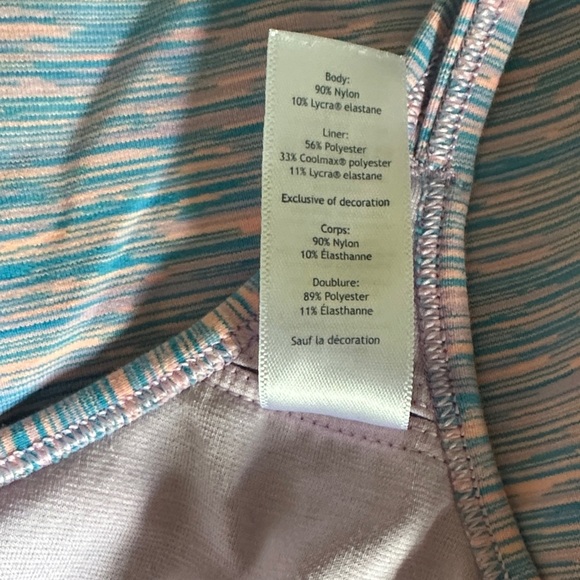 Ivivva Pink and Blue Strappy tank top - Picture 6 of 8